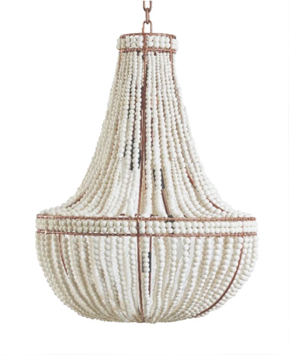 Handmade clay bead chandelier from The Handmade Story, South Africa