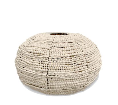 Handmade clay bead floor and table lamp artisan lighting South Africa